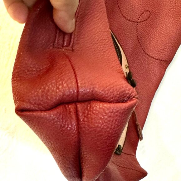 Chala Pink Elephant Everyday Shoulder Handbag Tote Purse Faux Leather Shopper
